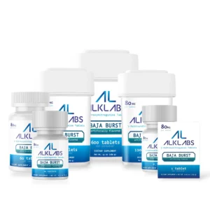 alklabs 7 hydroxymitragynine baja burst 80mg tablet set 96100