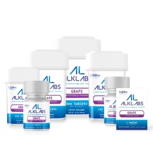alklabs 7 hydroxymitragynine grape 150mg tablet set 49776