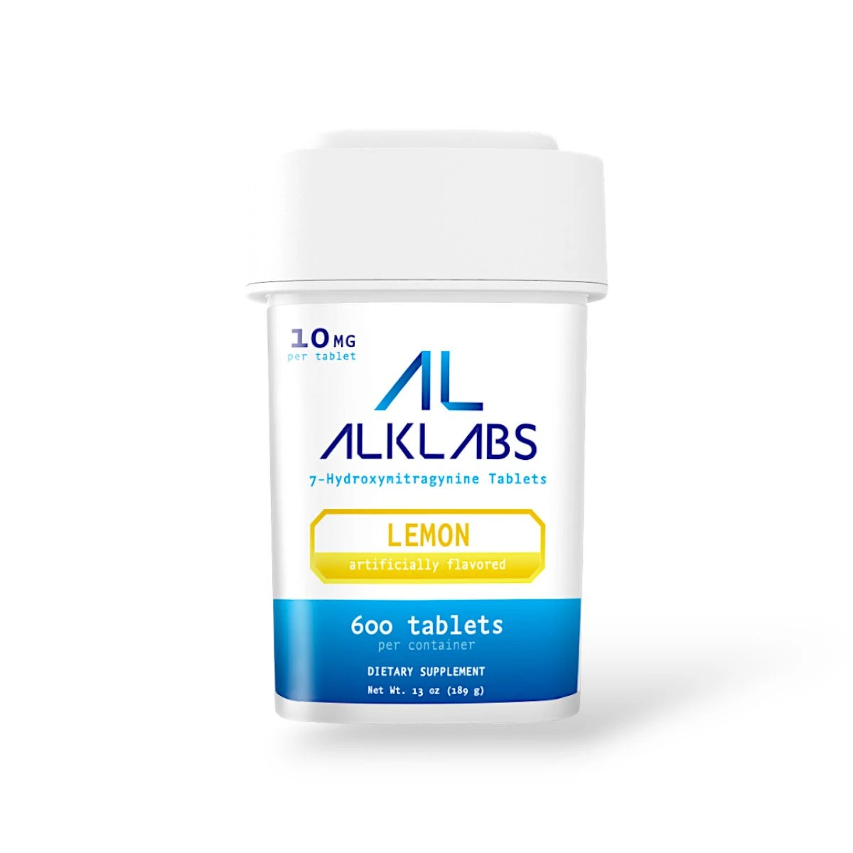 AlkLabs 7 Hydroxymitragynine Lemon 10mg 600ct 74019